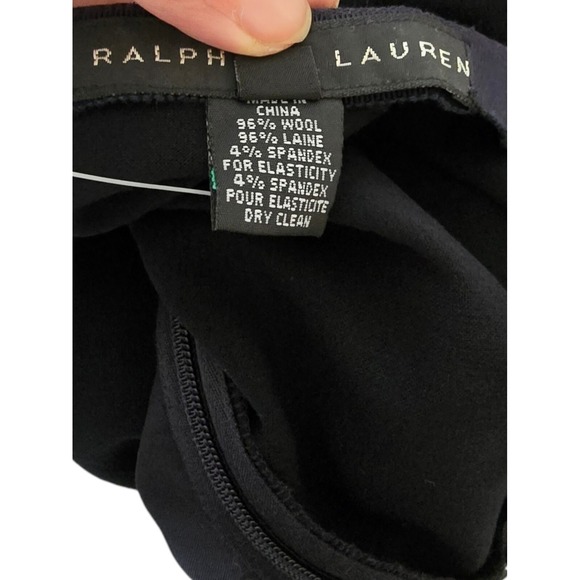 3 vtg new pieces black Ralph Lauren velvet corset wool skirt Tahari - Picture 5 of 16